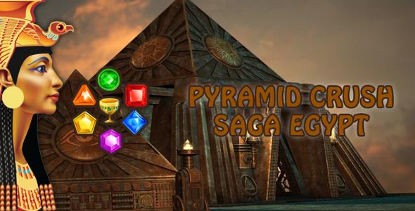 Pyramid Crush Saga Egypt - Android Game Source Code